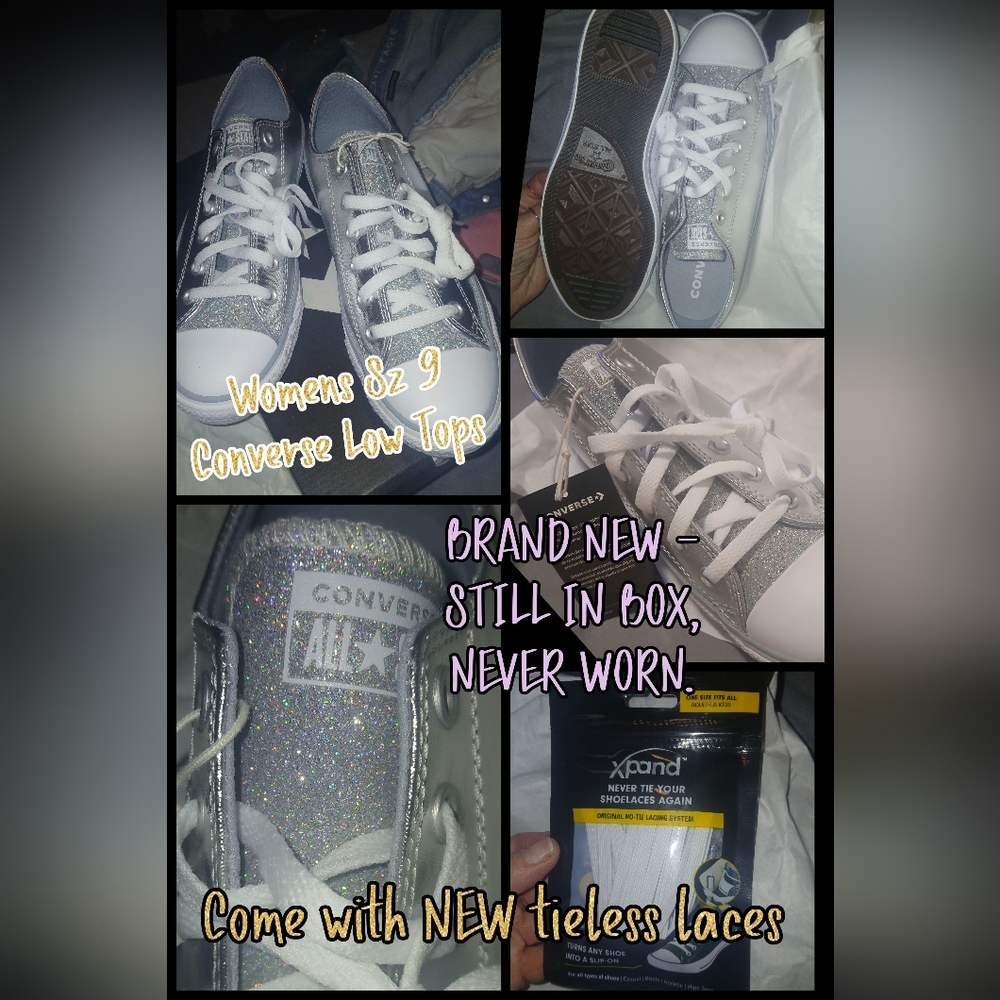 ☆ BRAND NEW, Never Worn,  SZ 9 Womens Converse low tops ☆